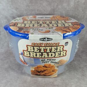 Cook’s Choice Easy Shake Better Breader Batter Bowl Bread Crumb Coating Tool